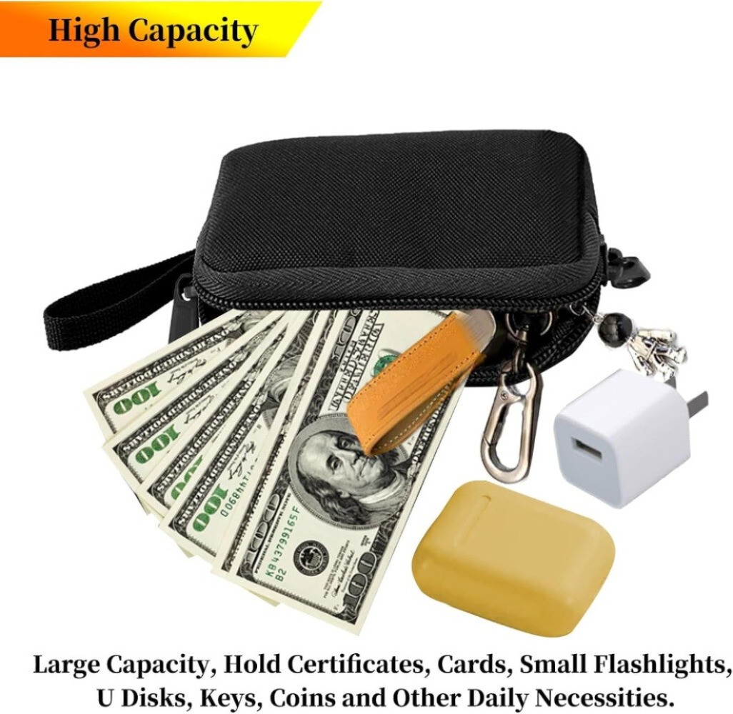 Tactical Mini Black Pouch EDC Utility Belt Waist Bag Tool Gadget Organizer Pack