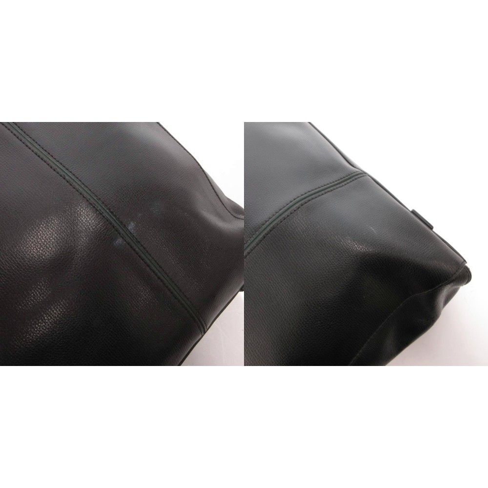 Paul Smith Leather Briefcase Black 10.6″ x 16.9″ Business Bag B Grade