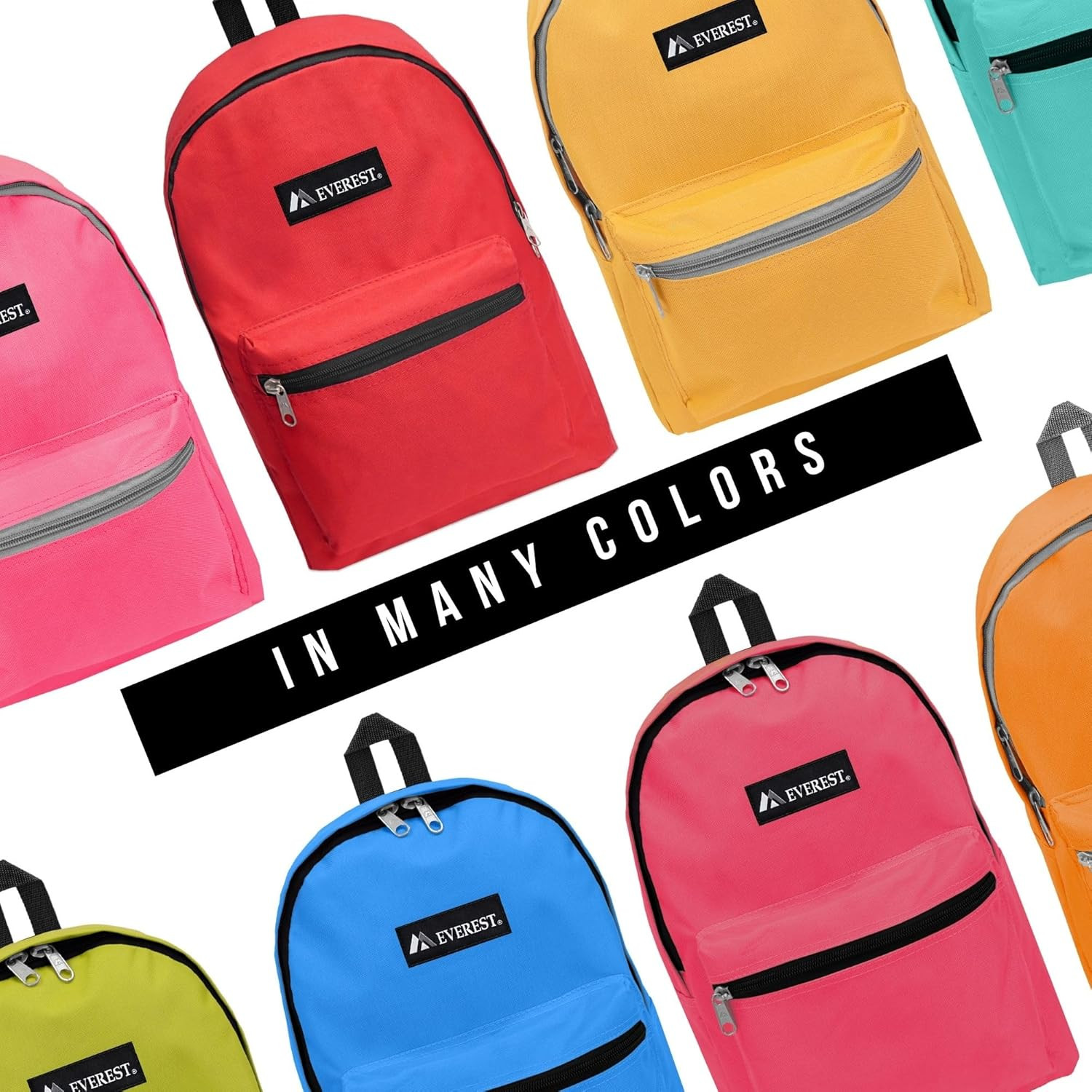 Luggage Basic Backpack, Red, Medium