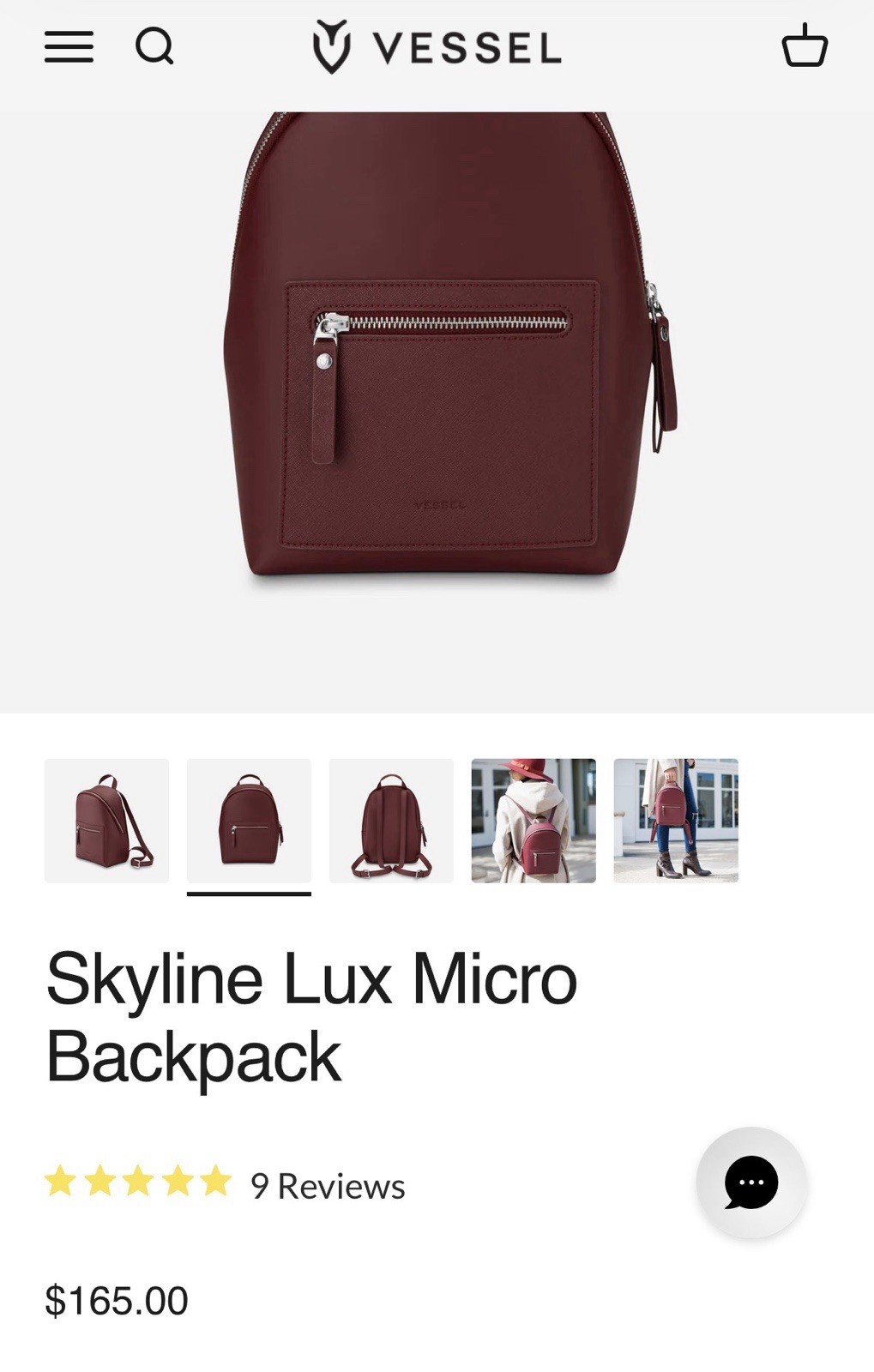 Vessel Golf Skyline Lux Micro Backpack