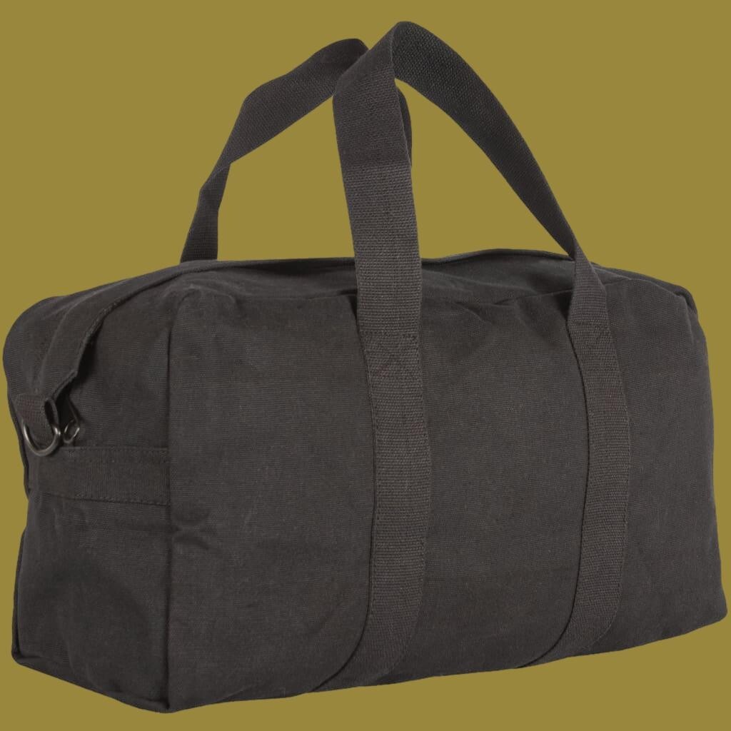 HEAVY DUTY BLACK MILITARY STYLE MECHANICS TANKERS TOOL BAG 19″X 9″X 6″
