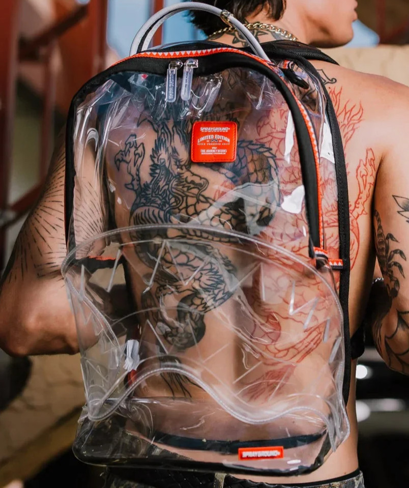 Sprayground Claw Party Vacationaire Backpack🔥New Black Bookbag School Bag