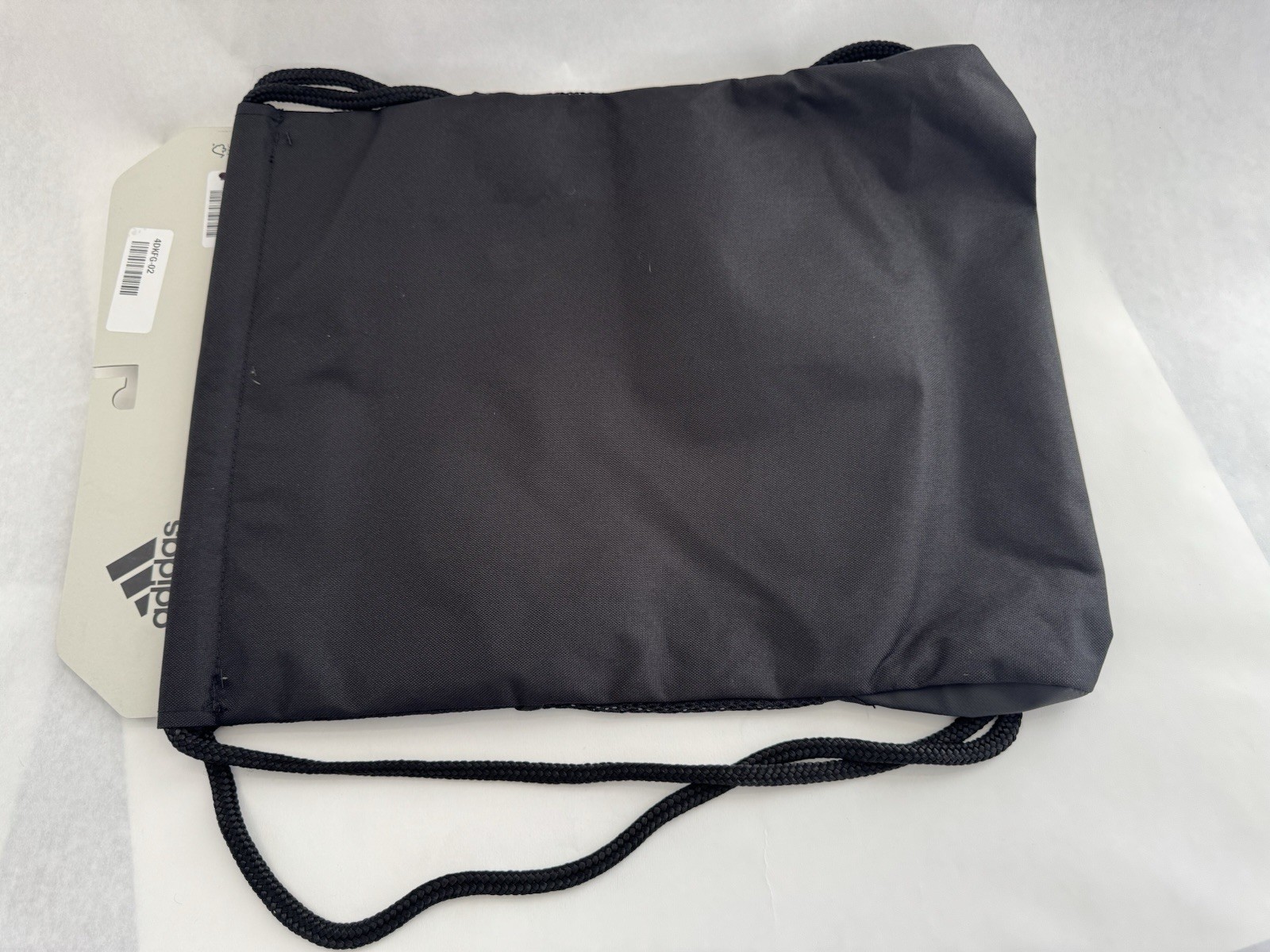 Adidas Alliance II Sackpack Black Drawstring Gym Bag Lightweight Travel