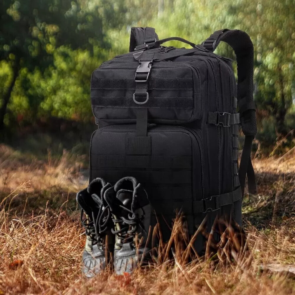 30L Military Tactical Backpack Rucksack Camping Hiking Shoulder Bag Travel