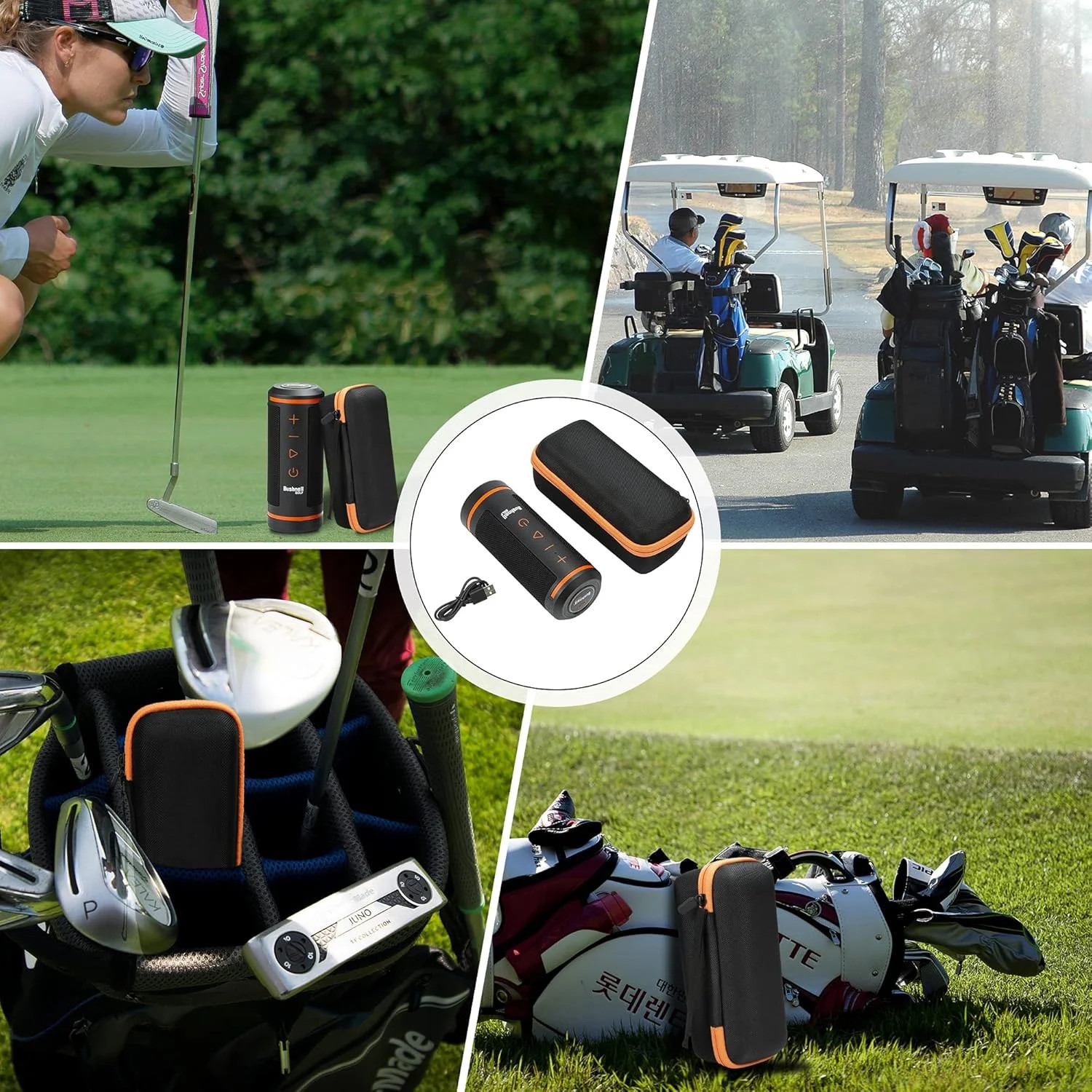 Hard Storage Case for Bushnell Wingman 2/Wingman View Golf Speaker | Compatible