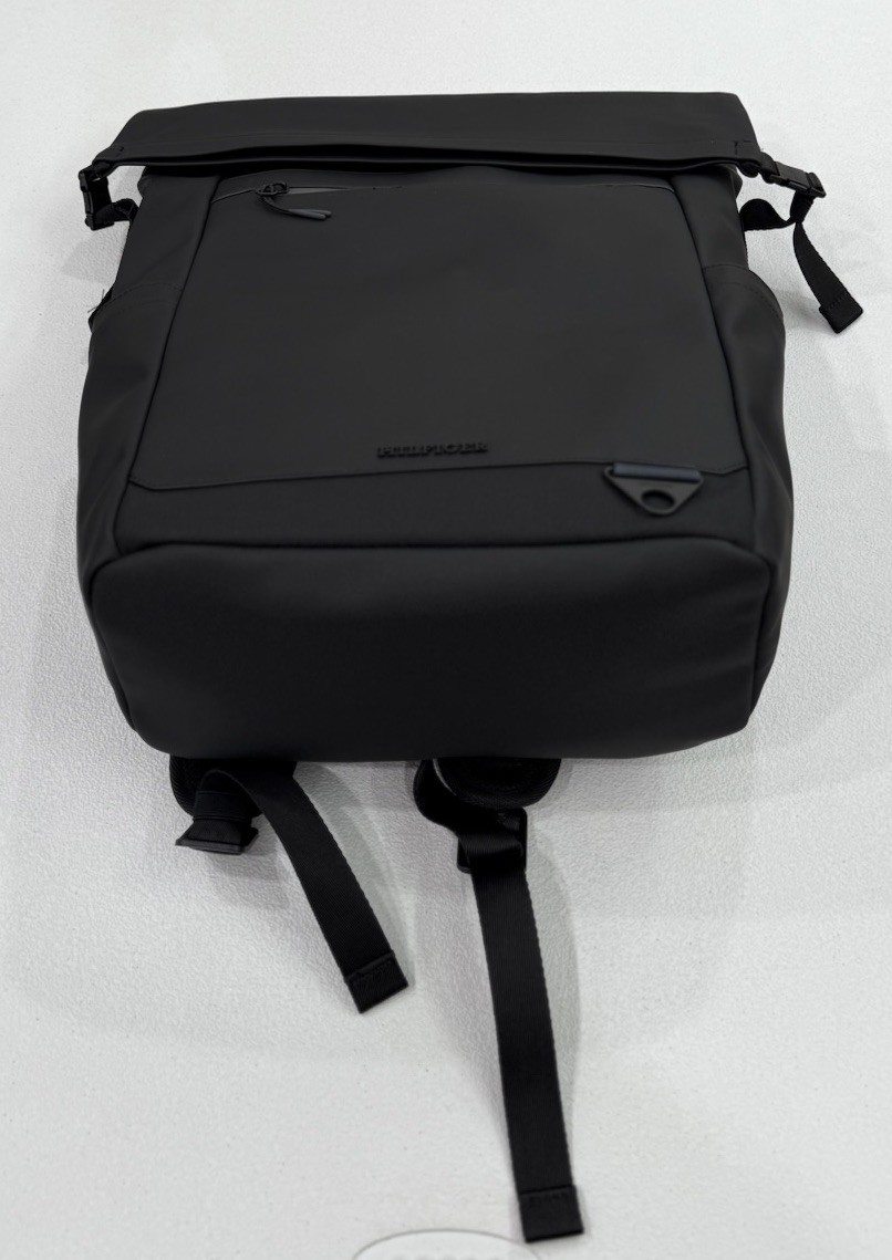 Tommy Hilfiger Men’s Rolltop Backpack, Black, One Size
