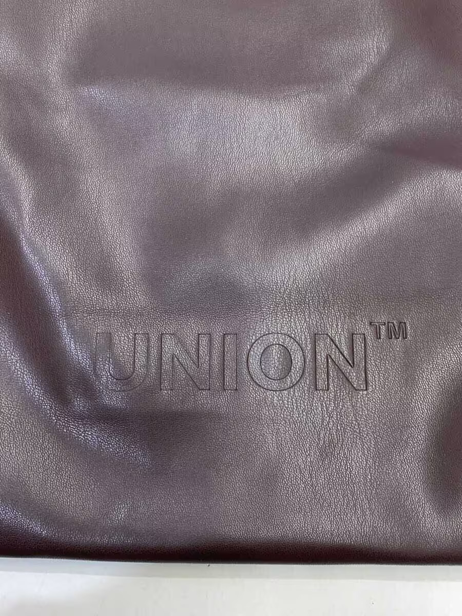 UNION Leather Backpack, Brown, Plain