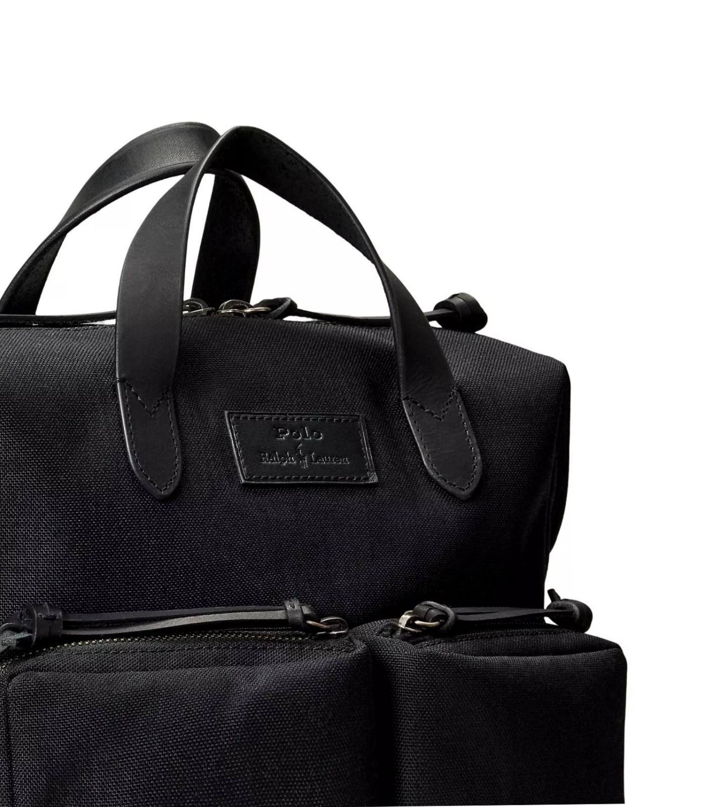 Polo Ralph Lauren Men’s Convertible Canvas Tote Backpack Black MSRP $228