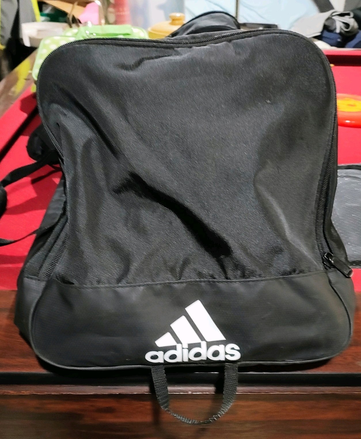 Adidas Black Defender IV Medium Deep Duffel Bag Athletic, Sports inside pocket
