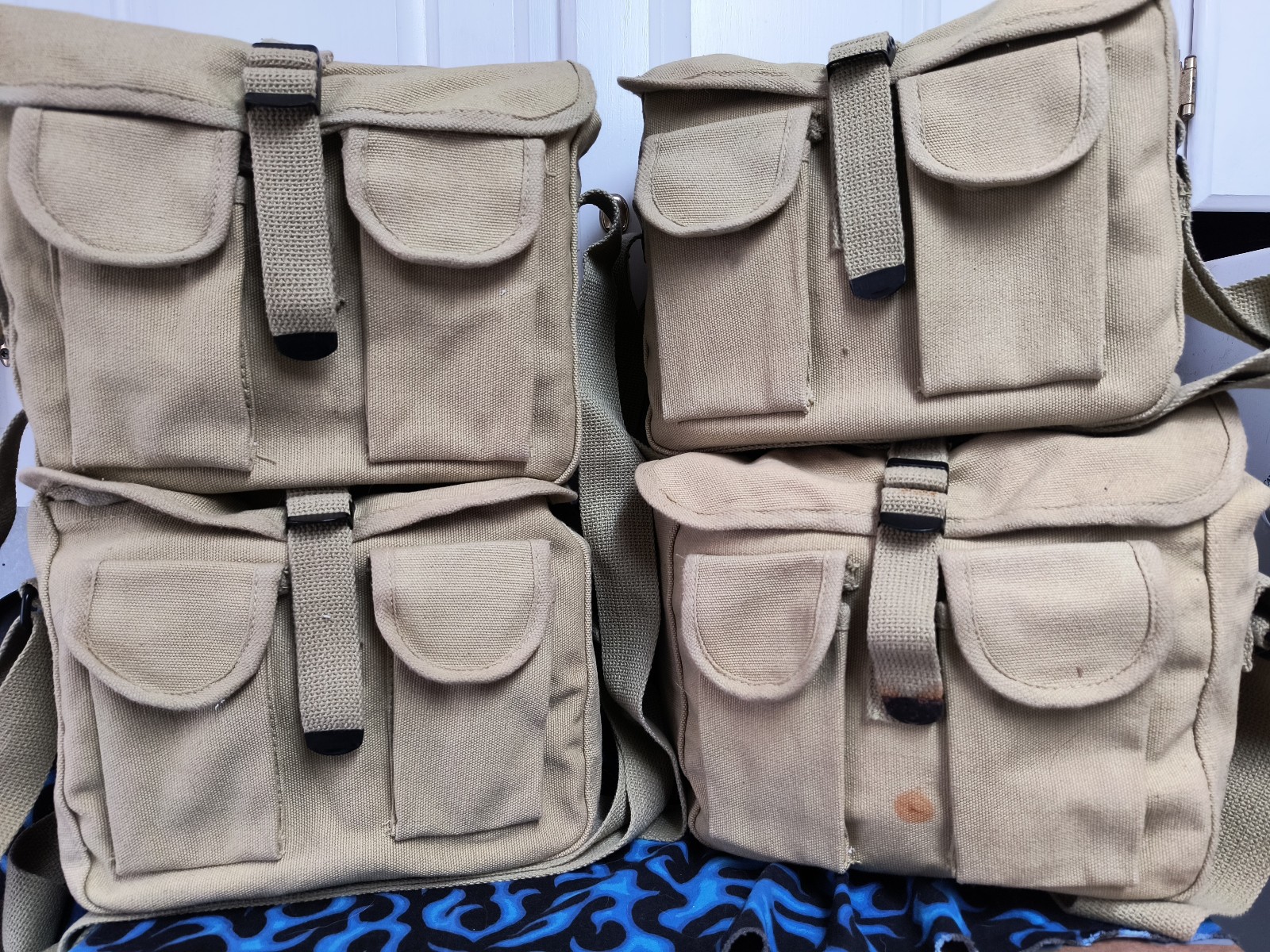 FOUR PACK Green Fox Cargo Canvas Bags FREE SHIPPING