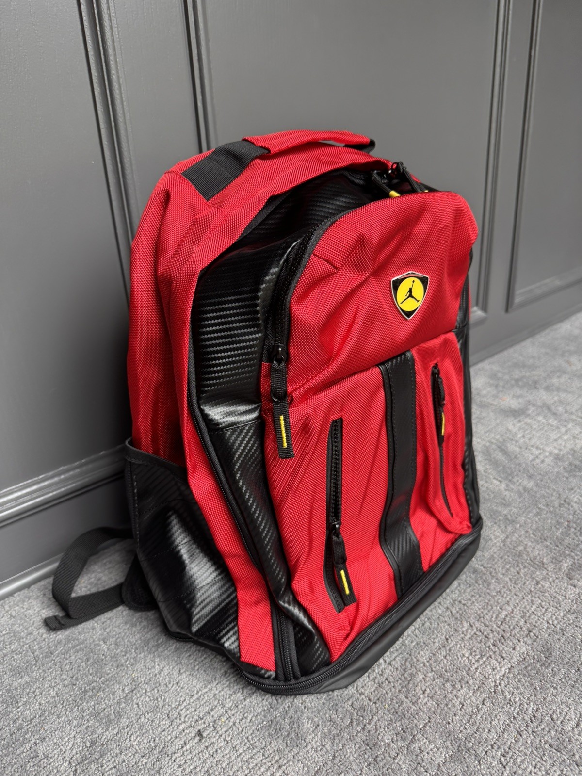 Air Jordan Moto Backpack Red & Black Size L [9A0618-U10]