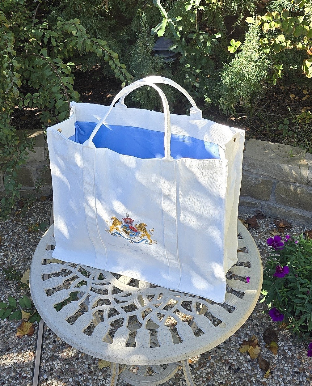 Large 100% Natural Organic cotton Canvas Totes, hand bag , 3 options ,PAHLAVI