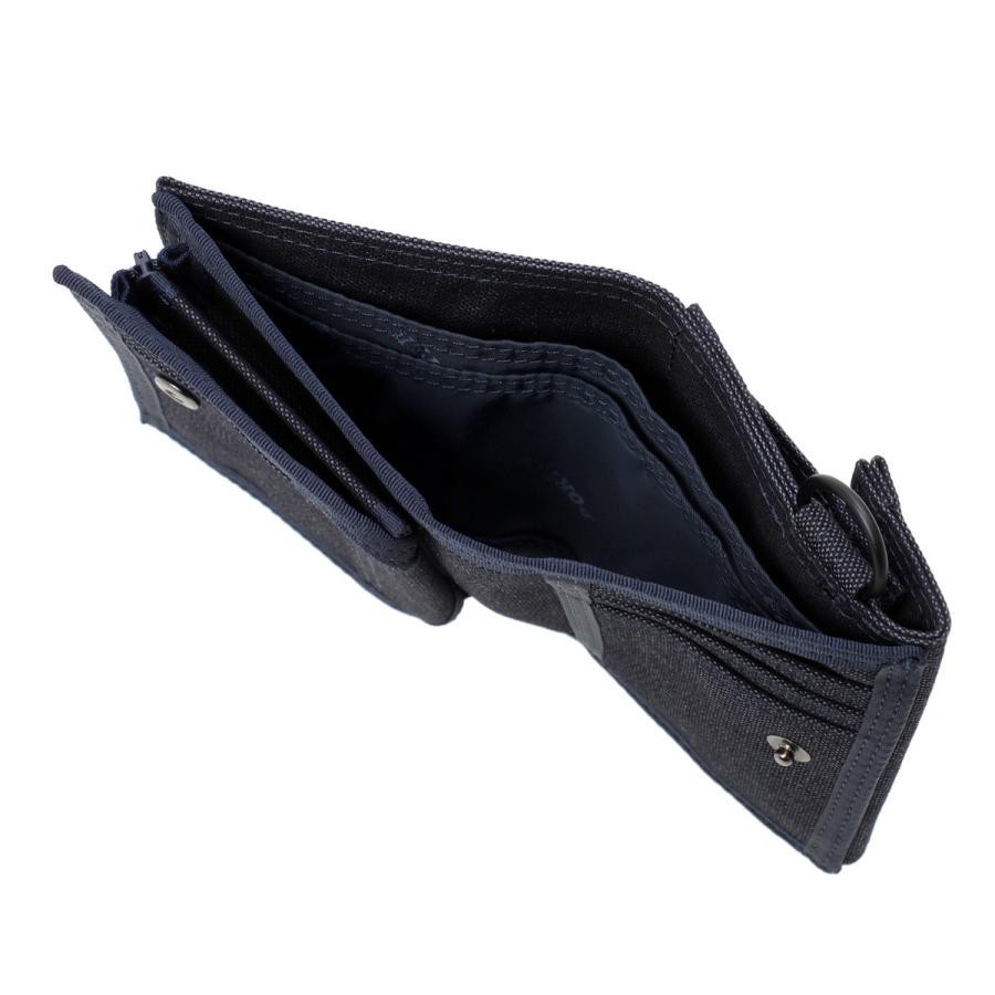PORTER YOSHIDA SMOKY WALLET Navy 592-26370