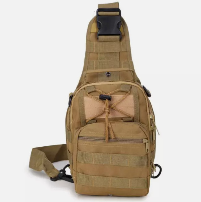 Mens Backpack Tactical Sling Shoulder Bag Molle Travel Chest Pack Outdoor Hiking