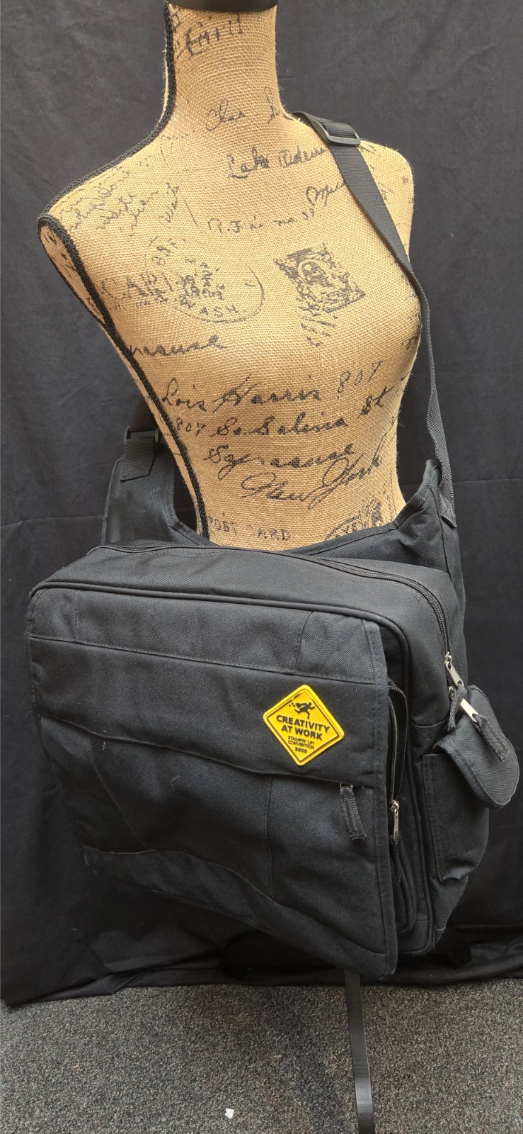 Stampin’ Up! Craft Shoulder Bag/Tote – Fits 16″ Laptop Creativity at Work Conv.