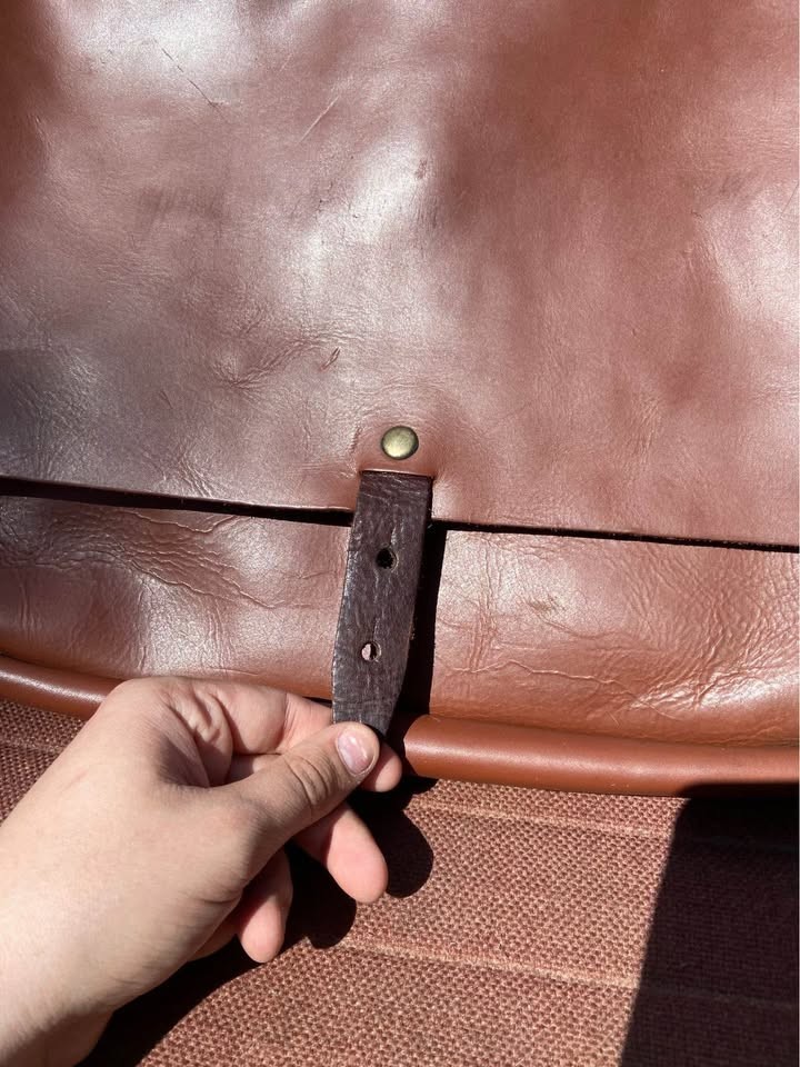Men’s Whipping Post WP Standard Large Vintage Leather Messenger Bag