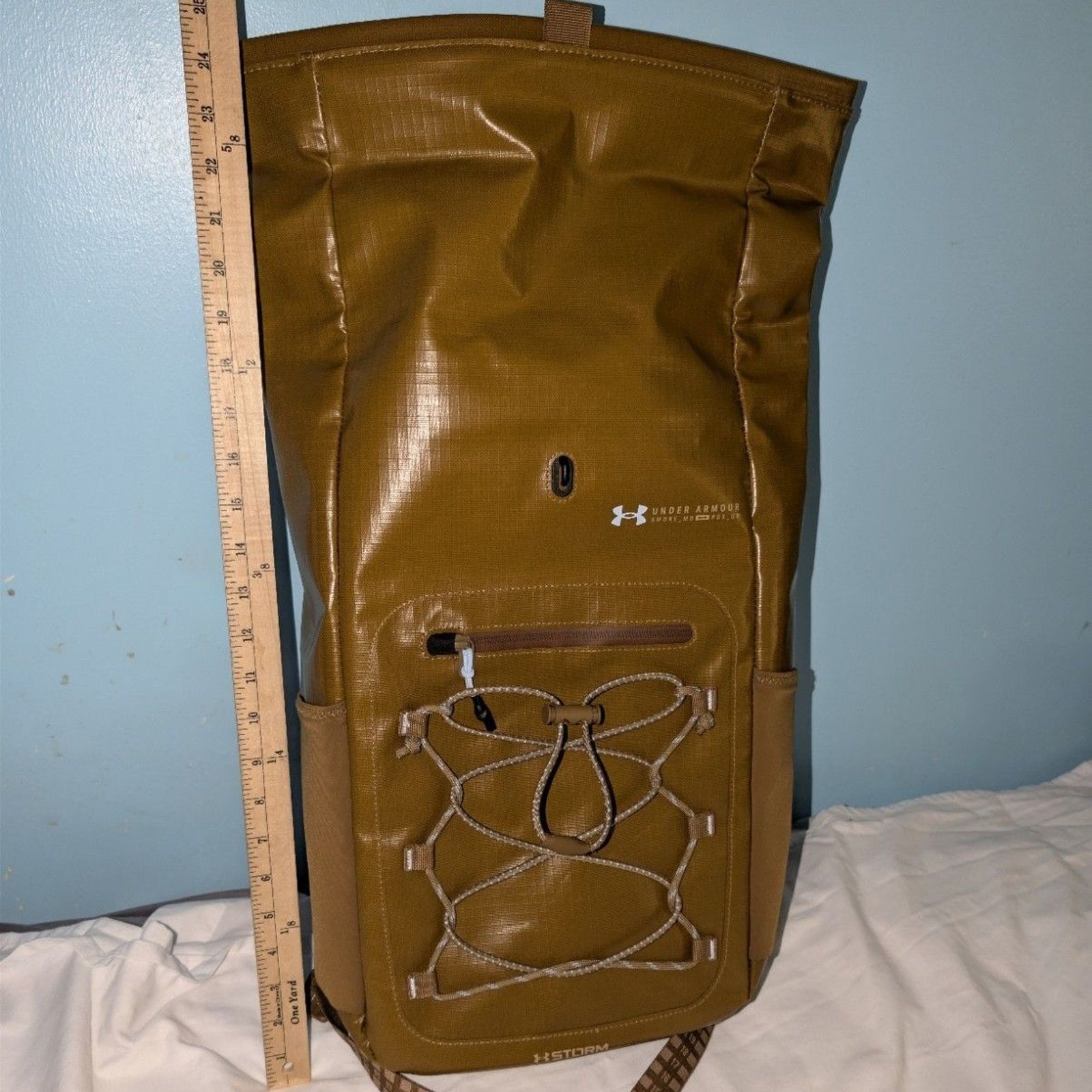 Under Armour Summit Small Backpack Coyote Camel Brown Waterproof $140 NEW
