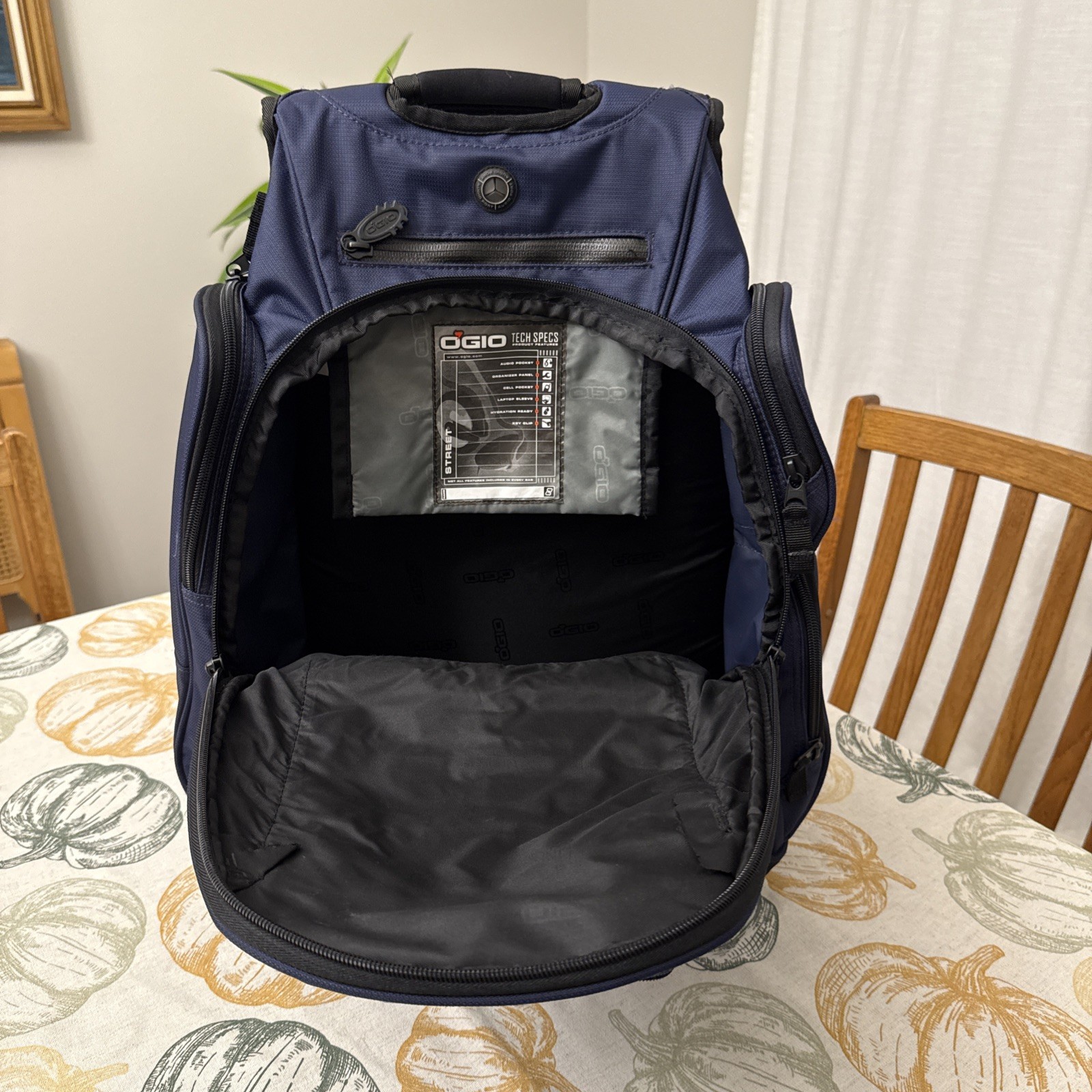 OGIO Metro Backpack Blue 16” Laptop Tech Bag Padded Compartments EUC
