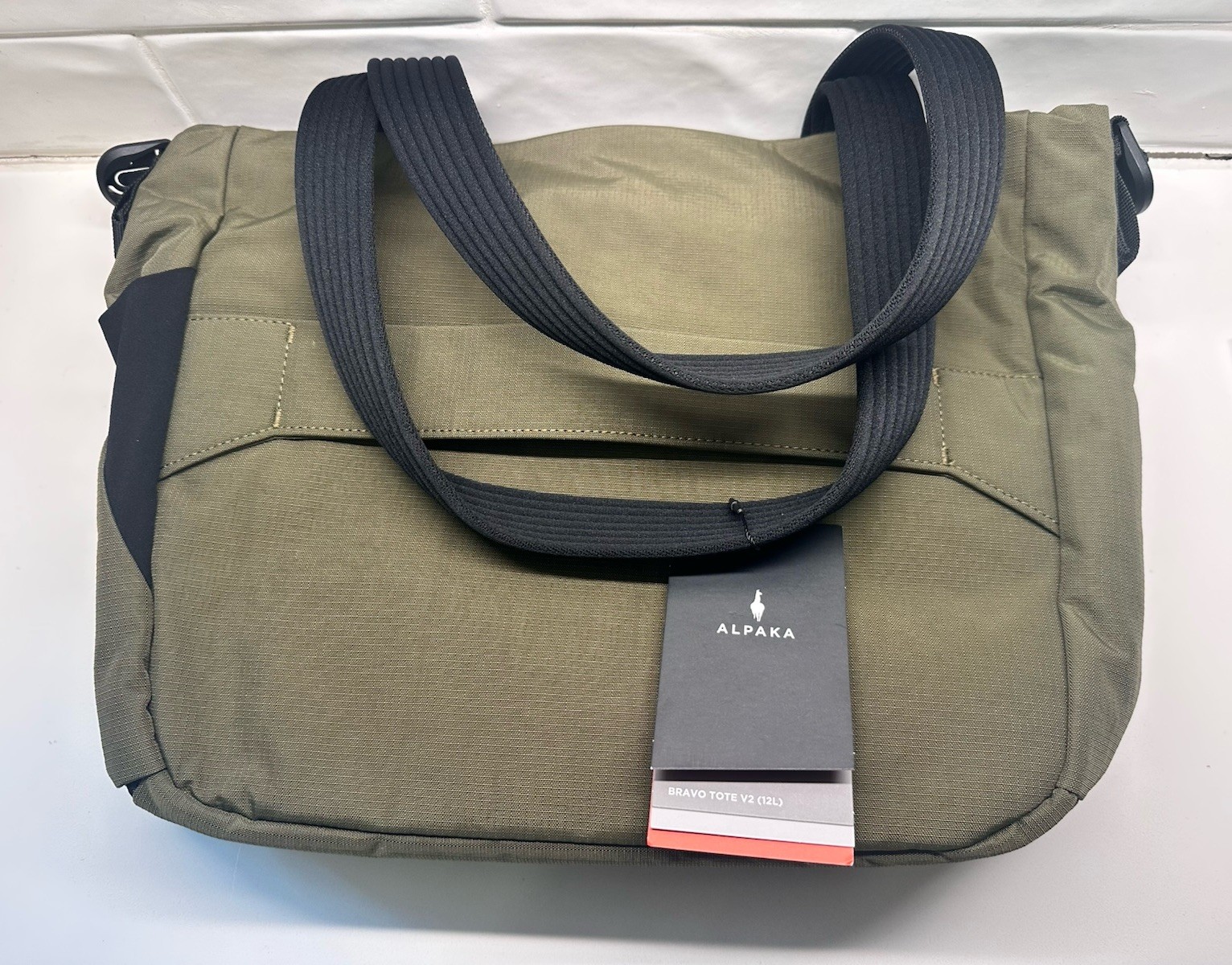 NEW ALPAKA Bravo Tote V2 Green Axoflux 12L 400D Ripstop Nylon