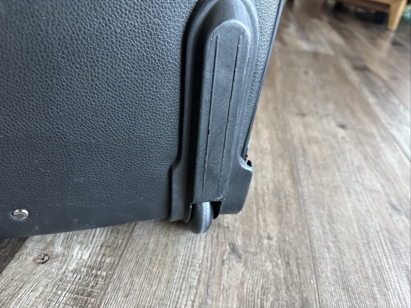 Wanlima Black Leather Rolling Portfolio 18” x 14”