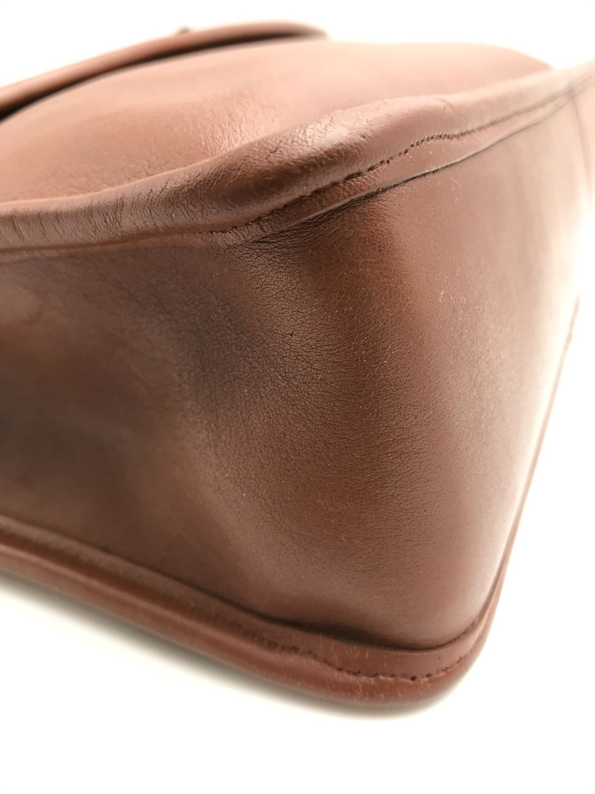 Vintage Coach Brown Leather Business Bag Briefcase Old Coach Classic USA
