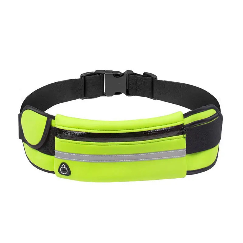 Waterproof Sport Runner Waist Bum Bag Running Jogging Belt Pouch Zip Fanny Pack