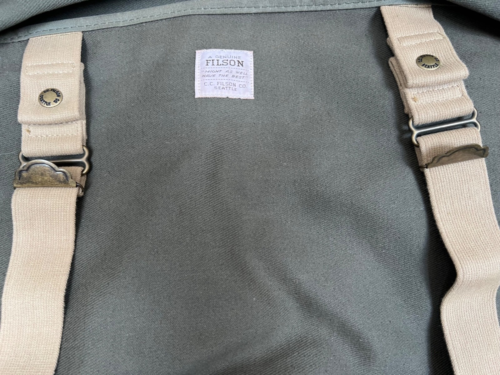 Filson Pullman 243 Large, 90’s Talon Era, Rare Find in Otter Green, Made in USA
