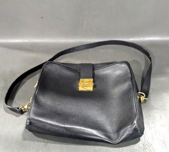 Pineider 1774 Italian Leather Briefcase Mens Messenger Bag Luxury Brass $1,249