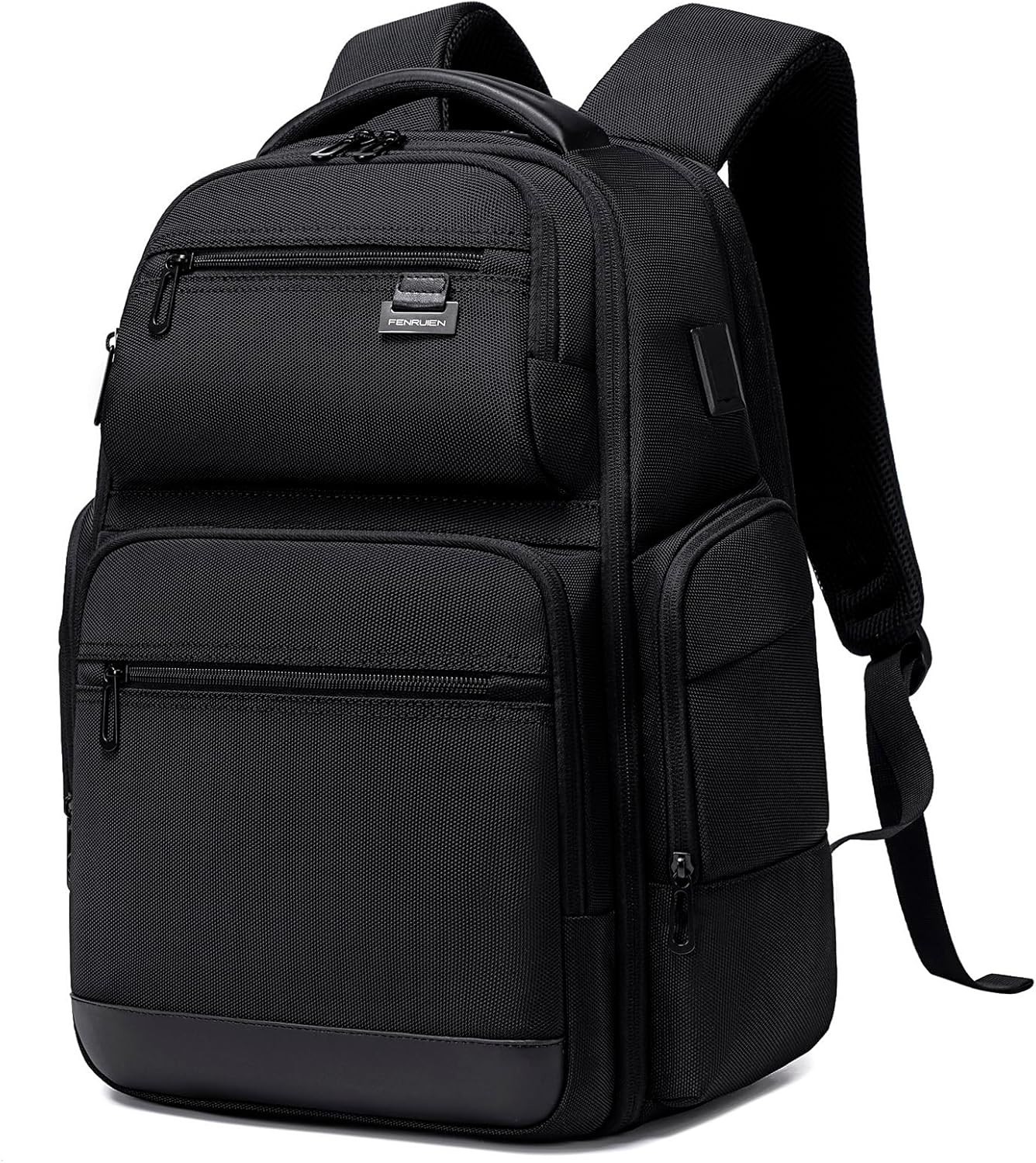 Versatile Large Business Travel Backpack with USB Port & Water-Resistant Design