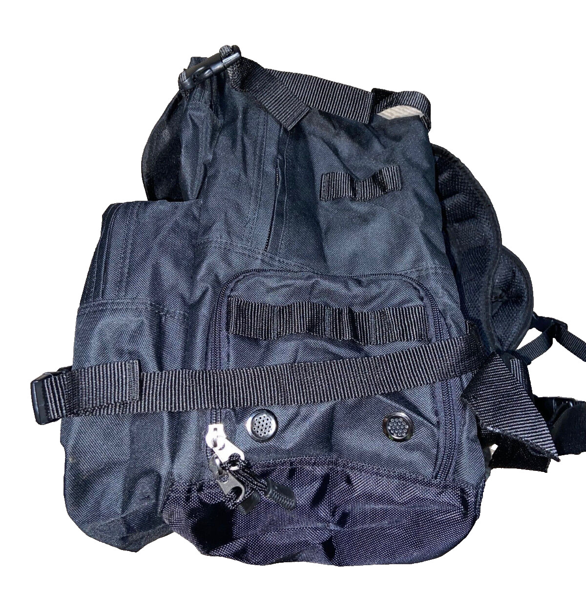 SNAFU ALPHA BACKPACK LARGE MILITARY STYLE BAG VANS SHADOW BMX BLACK YELLOW NEW