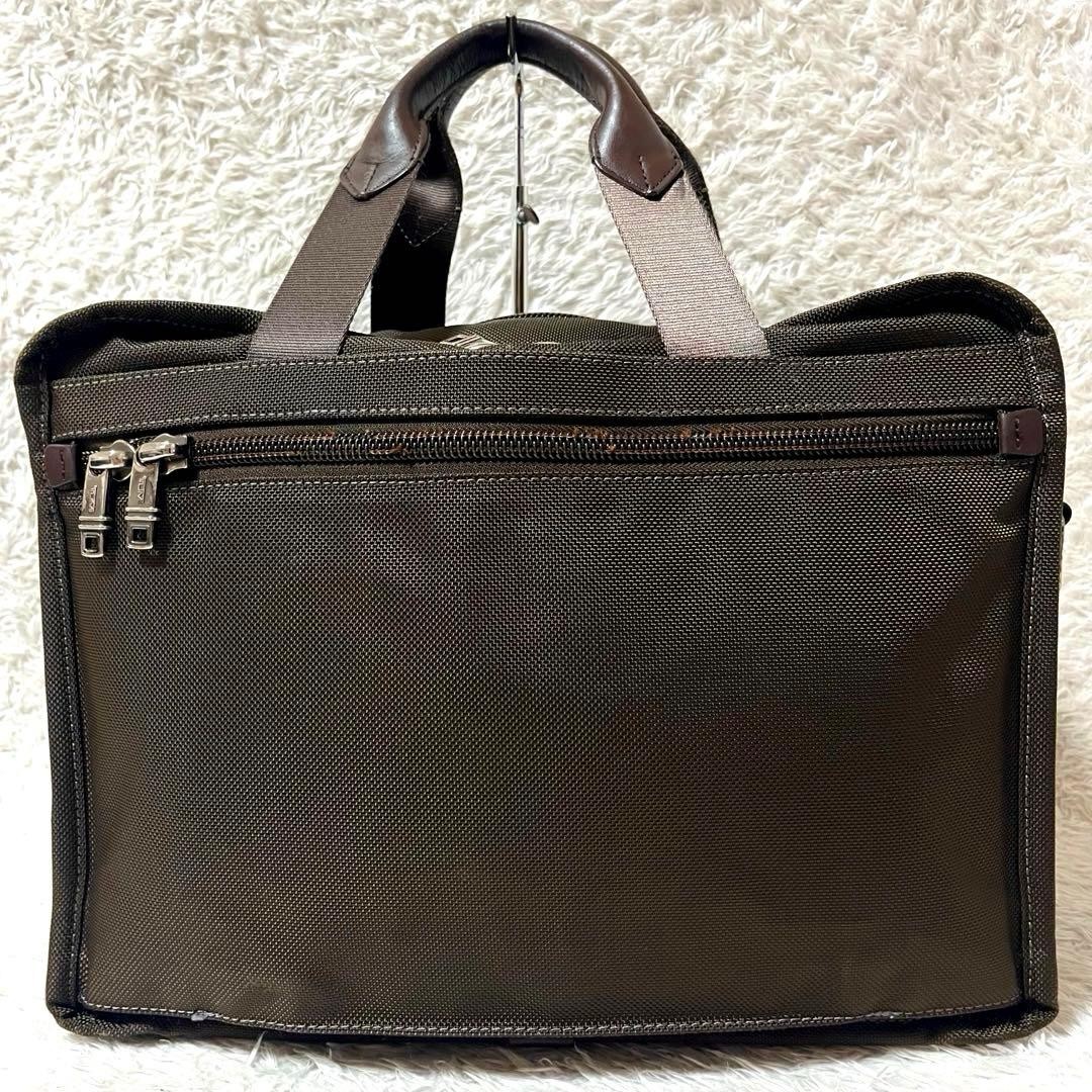 TUMI ALPHA2 business bag 2way expandable brown