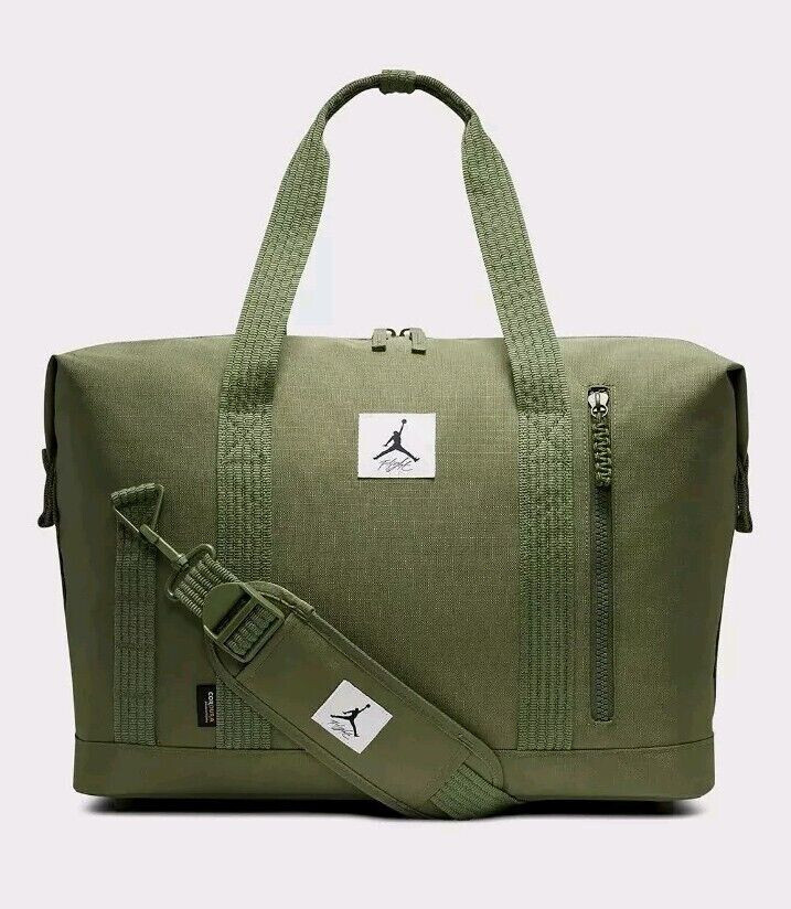 Nike Jordan Jam Flight Cordura Duffle Bag Sage Green Gym Backpack MA0798 EF9