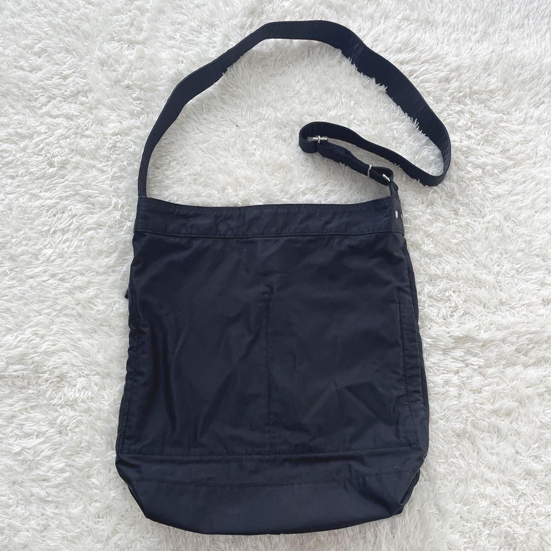 Authentic Porter Yoshida Kaban MILE Shoulder Bag Black 34cm x 31cm x 6cm Mens Ba