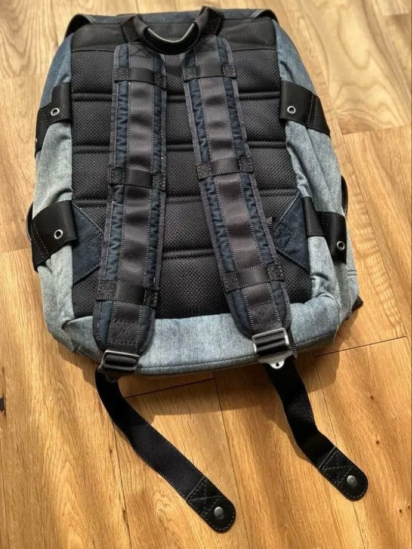 Diesel Men Tried on only Backpack Denim 43x33x16cm Almost unused Luxury Stylish