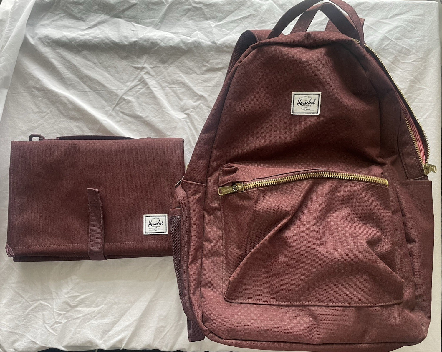 Herschel Supply Co. – Backpack/Diaper Bag/Lap Top – Maroon – 24L – MSRP $130