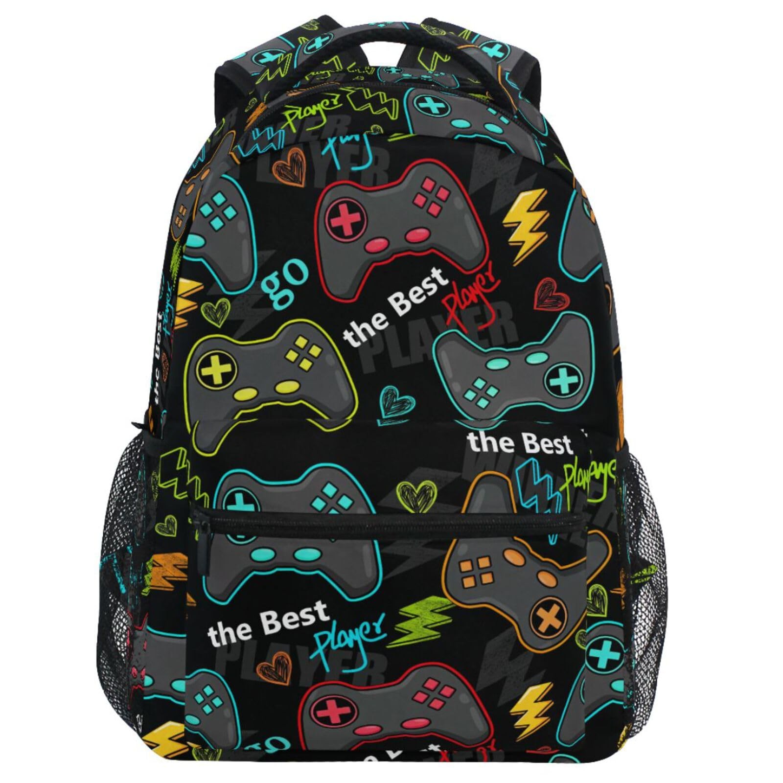 Video Game Backpack Bookbag Gamer Gaming Daypack Travel Hiking Camping School