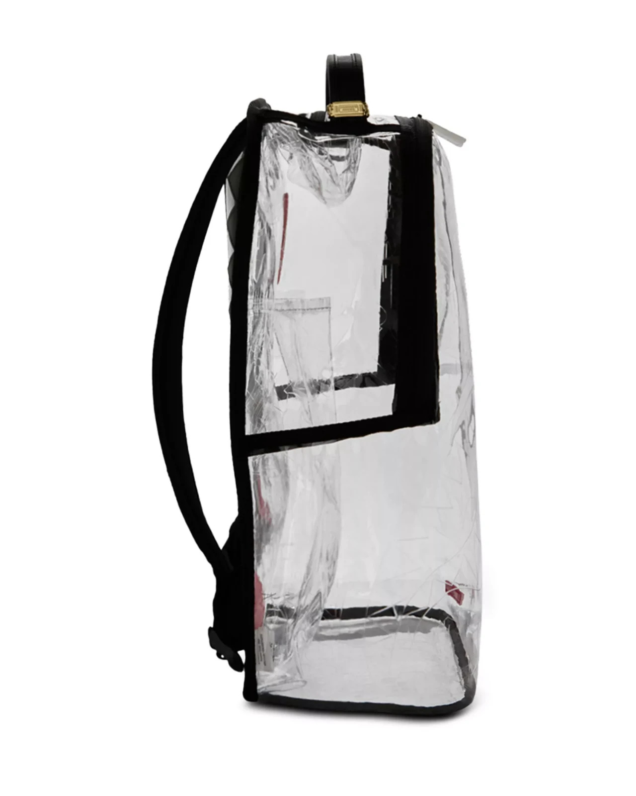 Sprayground Embossed Graff Clear Backpack🔥New PVC Bookbag Large School Bag