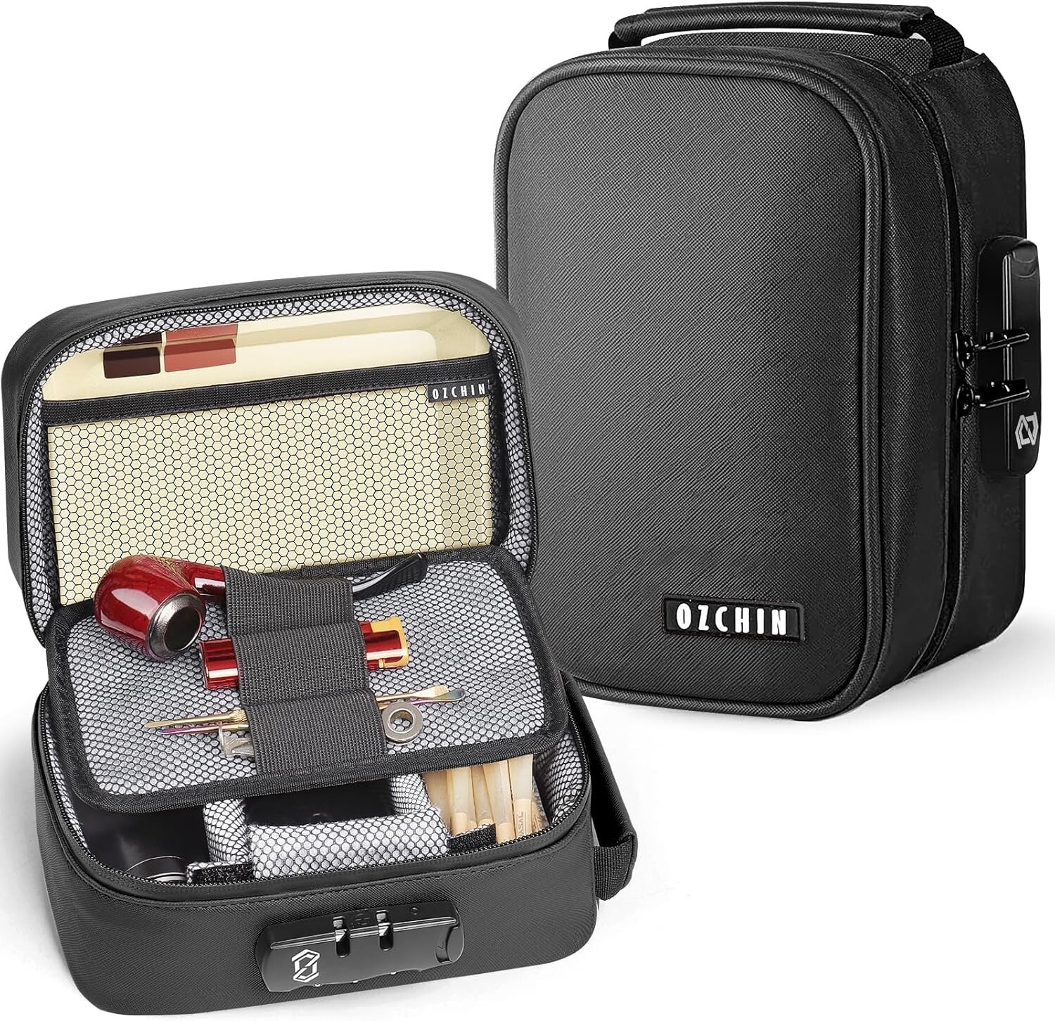 Discreet Odor Lock Box with Combination Lock – Perfect for Travel & Home Use