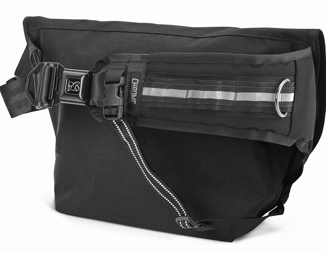 Chrome Mini Metro Messenger Bag – Black Approx, 15×19