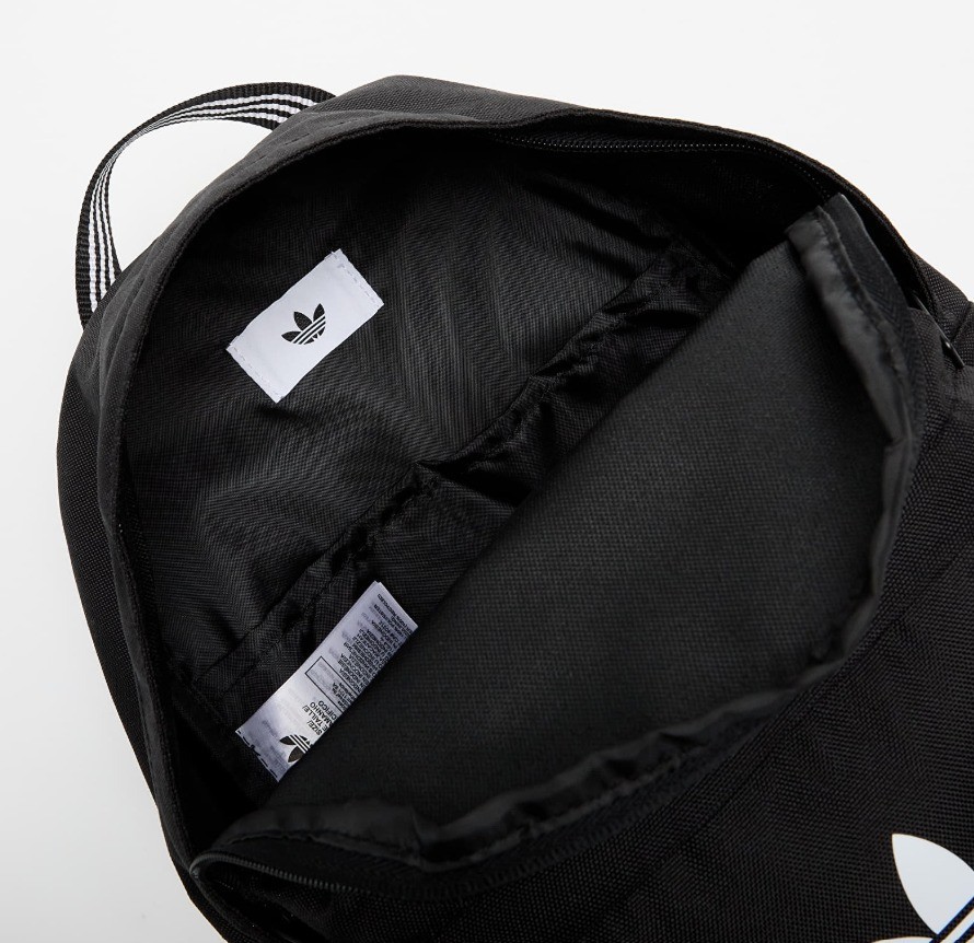 Adidas Originals Adicolor Small Backpack Black White Trefoil Travel School IJ076