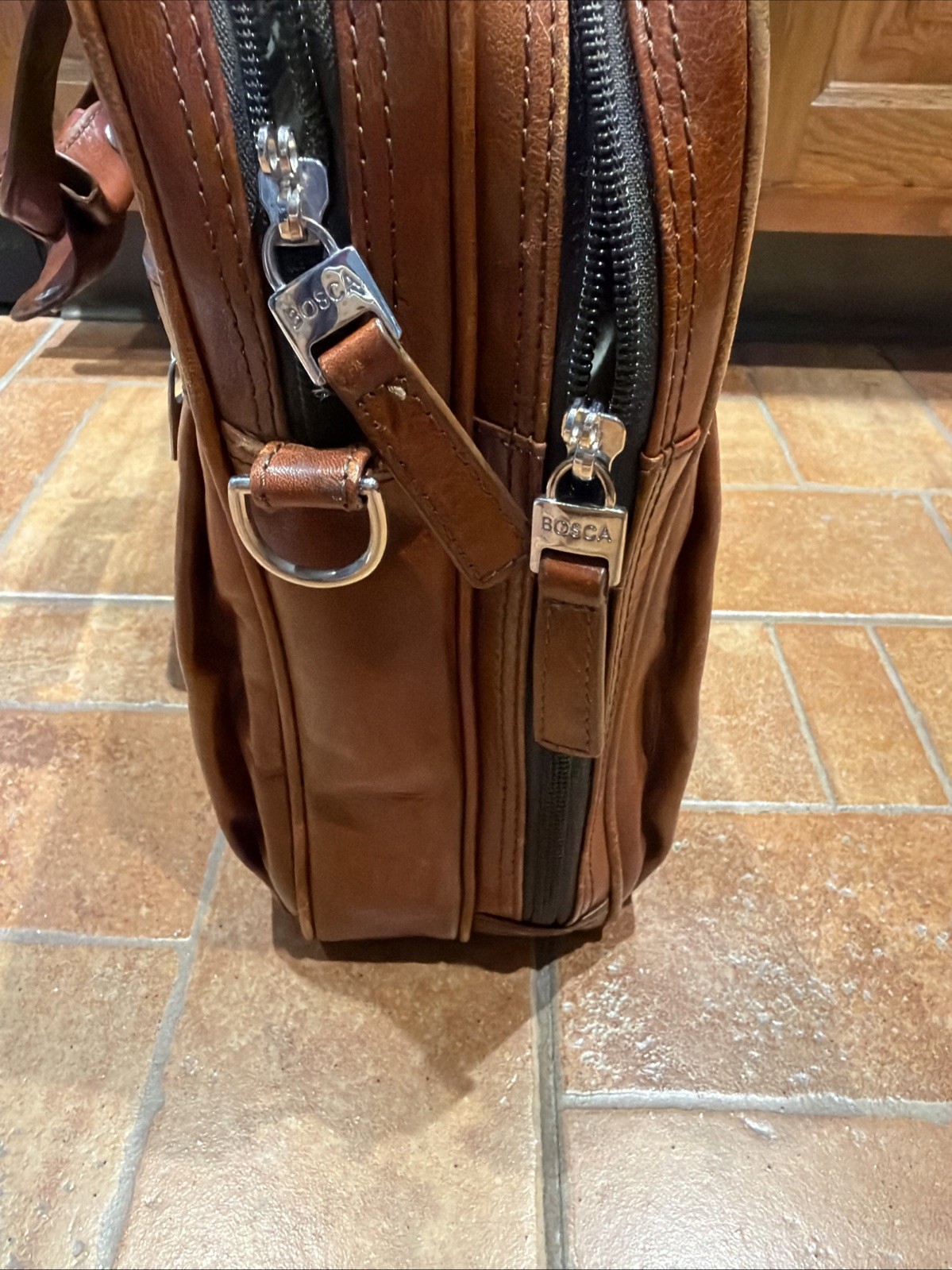 Bosca Brown Men’s Briefcase