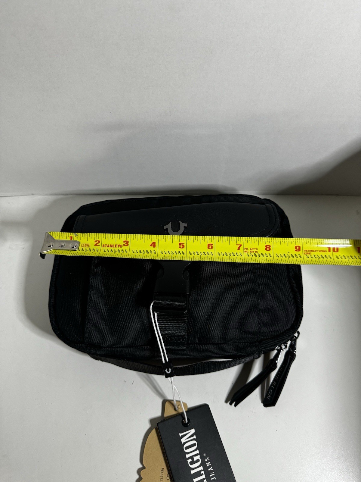 True Religion Tech Kit Small Travel Cable Toiletry Bag Black NWT NEW RARE