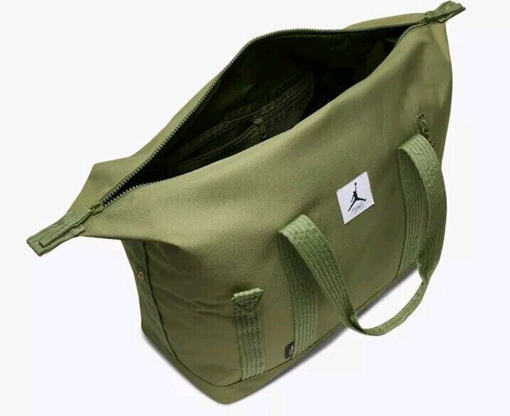 Nike Jordan Jam Flight Cordura Duffle Bag Sage Green Gym Backpack MA0798 EF9