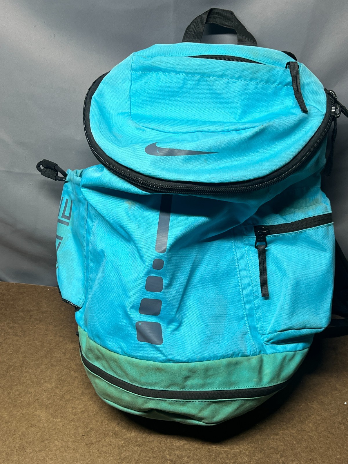 Nike Hoops Elite Max Air Team 2.0 Basketball Backpack Aqua Blue Black Mens