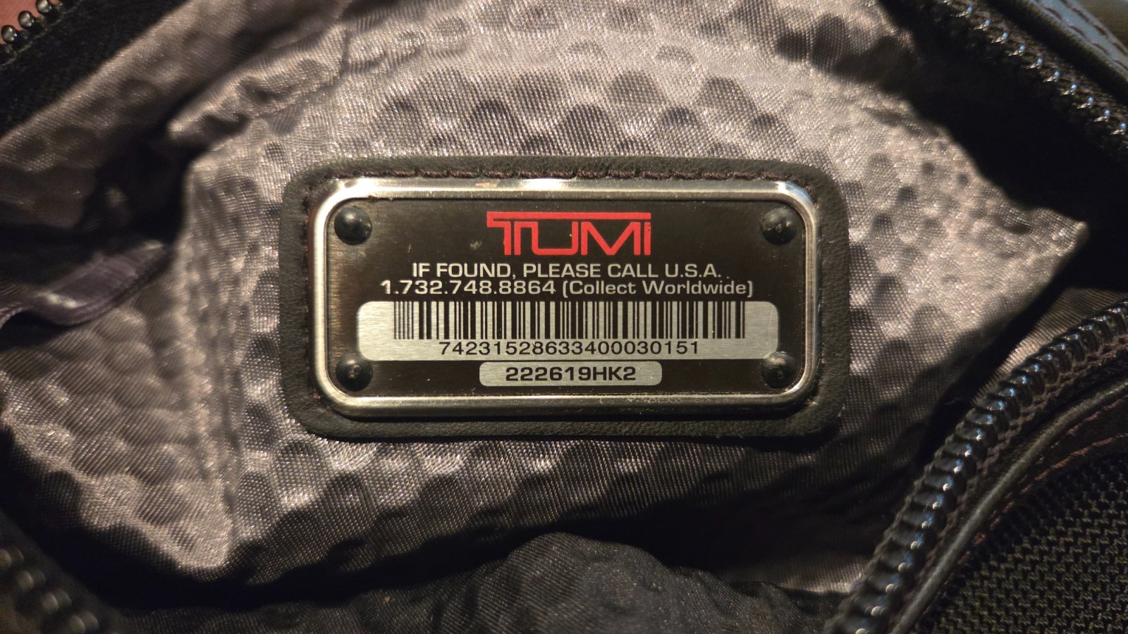 TUMI Alpha Bravo Brooks Slim Briefcase / Laptop Bag – Black 222619HK2