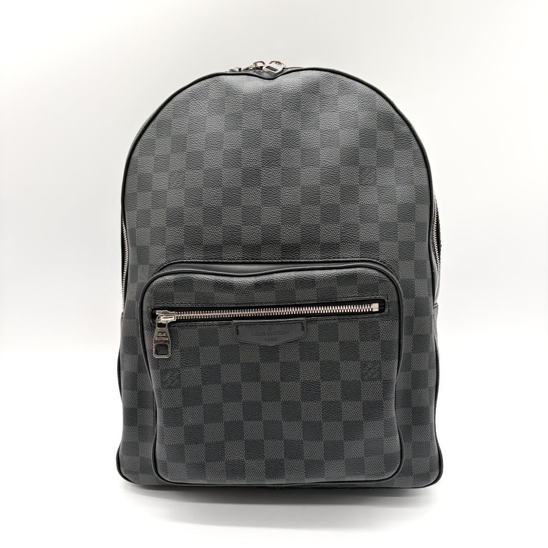 LOUIS VUITTON LV SHW Josh Backpack N41473 Damier Graphite Black