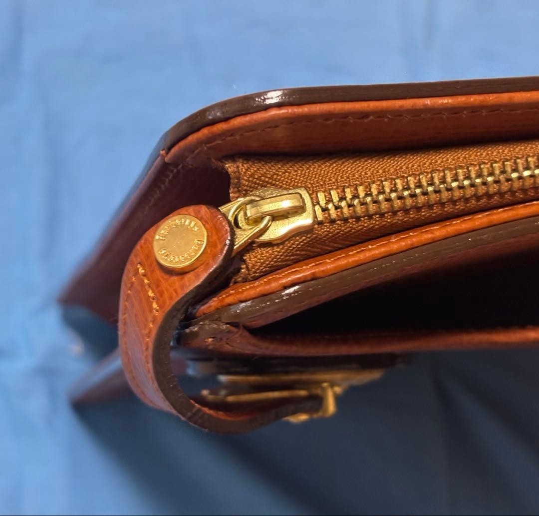 Burberrys Leather Briefcase Vintage Brown Business Bag 42cm/30cm Width