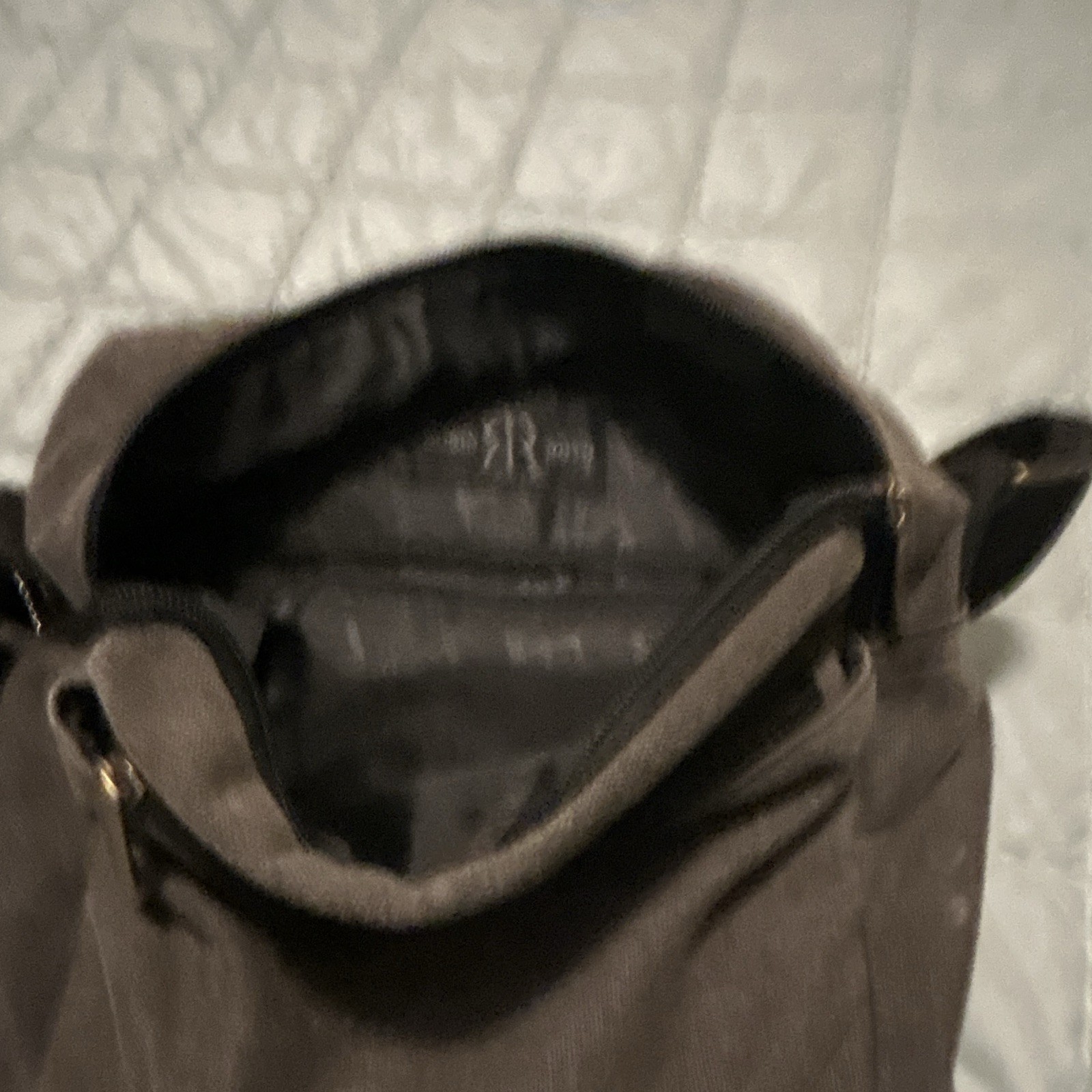 Robin Ruth Brown Medium Crossbody Bag Zip Closure Adjustable Strap Solid