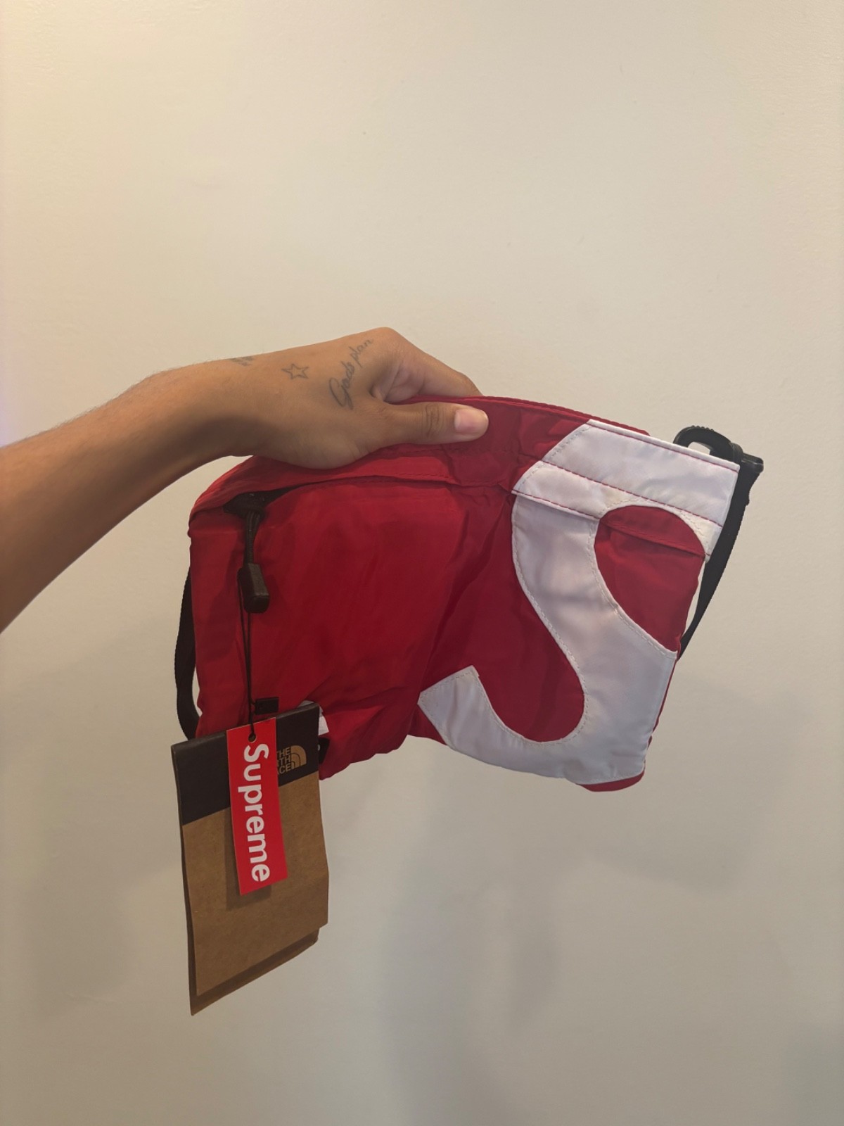 Supreme x The North Face S Logo Shoulder Bag