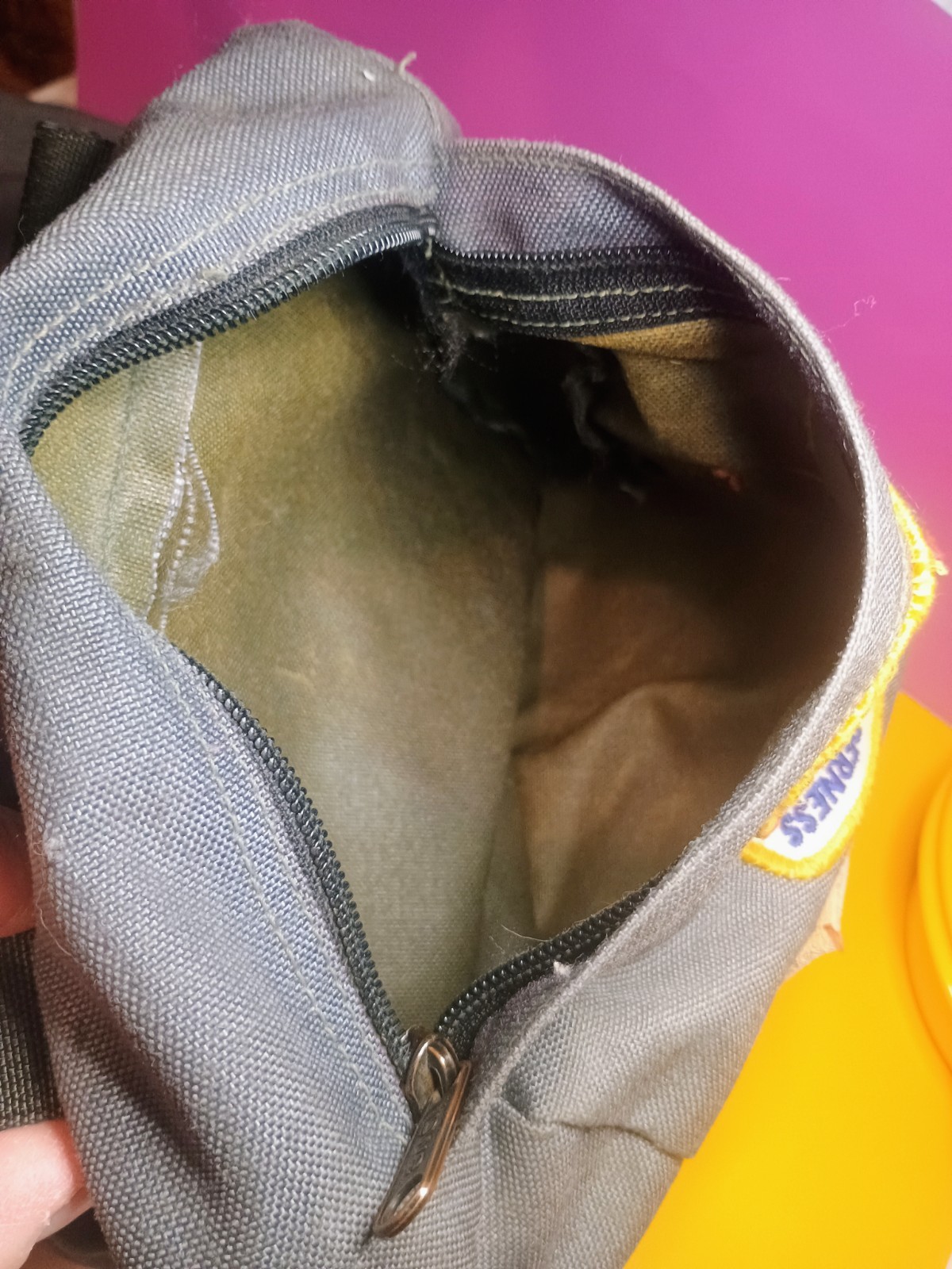 Lowes Antique Daypack Backpack Leather Tie Offs Good Patina Very Good Condition